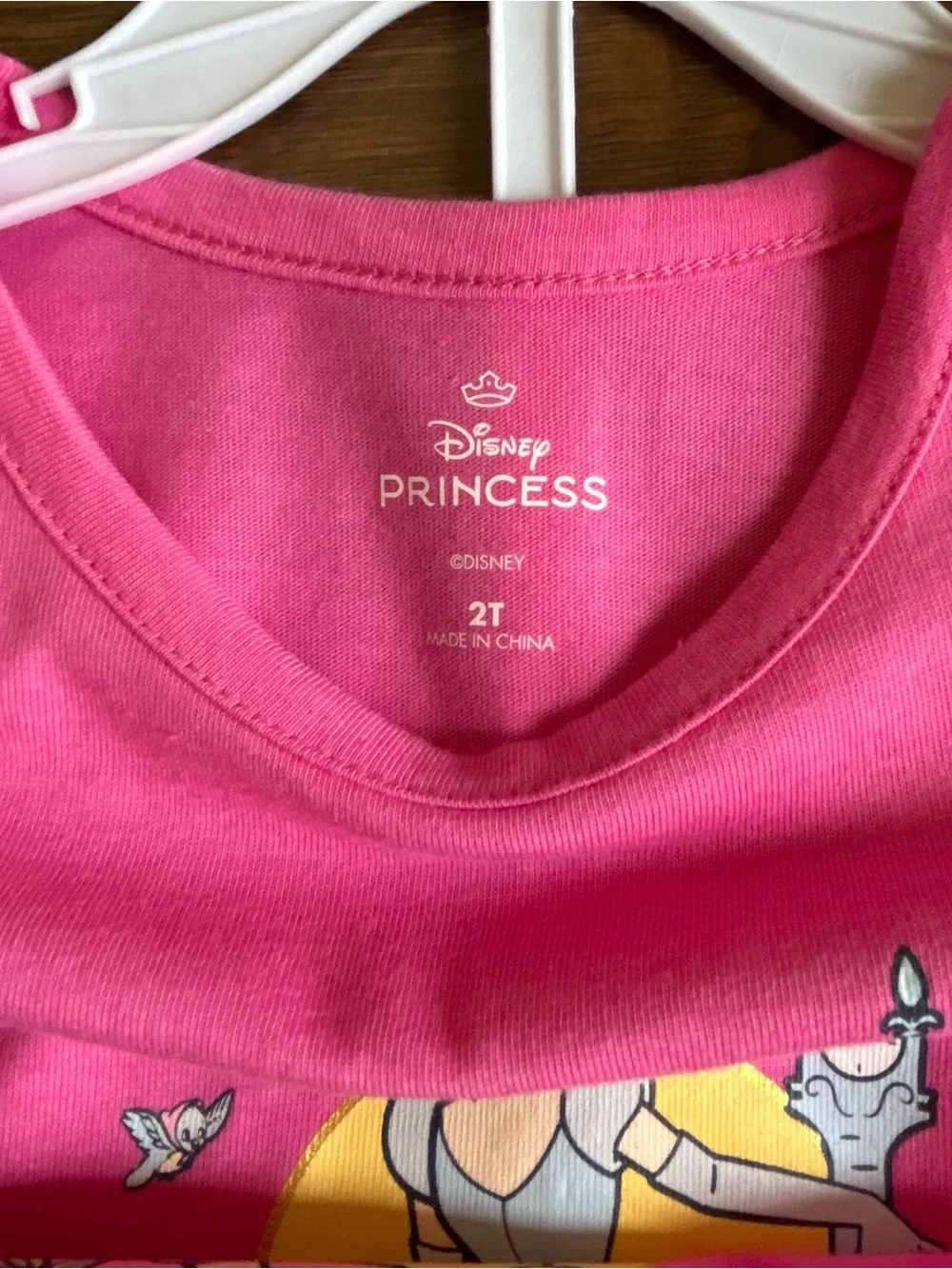 Disney Princess Ruffle Shirt and Shorts Set 2T Belle Cinderella Tiana